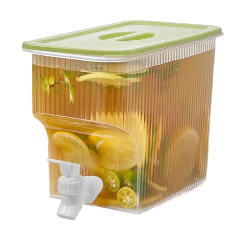 Getränkespender – 3,9 Liter Wasserkessel, transparenter Getränkekocher | Eistee-Läuse für die Portion zu Hause und im Freien, Kaltgetränke-Server mit Zapfhahn für den Vorrat von Générique