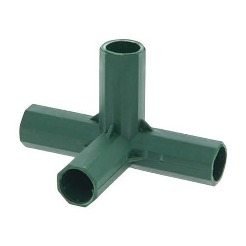 Gewächshaus-Rahmenverbinder | 5 Arten von PVC-Verbindungsstücken für Gartenrahmenverbinder | 5-Wege PVC-Gewächshaus-Rahmenverbinder | 16 mm PVC-Gewächshaus-Rahmenverbinder von Générique