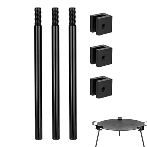 Grillstativ – Camping Tripod | Feuerstelle im Freien | Abnehmbare Aluminiumlegierung | Tragbare und verstellbare Pfannenstative halten die Höhe | Multifunktionaler Gasgrill Grillstativ – Camping Tripod | Feuerstelle im Freien | Abnehmbare Aluminiumlegierung | Tragbare und verstellbare Pfannenstative halten die Höhe | Multifunktionaler Gasgrill von Générique