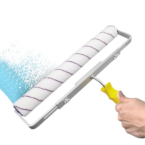 Große Farbwalze, Farbroller-Set für Decke ohne Tropfen, robuste Deckenfarbe mit Rahmen – Breite und leichte Bodenrolle aus Aluminiumlegierung von Générique