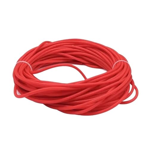 Gummischlauch 1,6 2 3 4 5 6 7 9 10 12 14 17 mm (Rot, 1 Meter ID 9 mm x 12 mm OD) von Générique