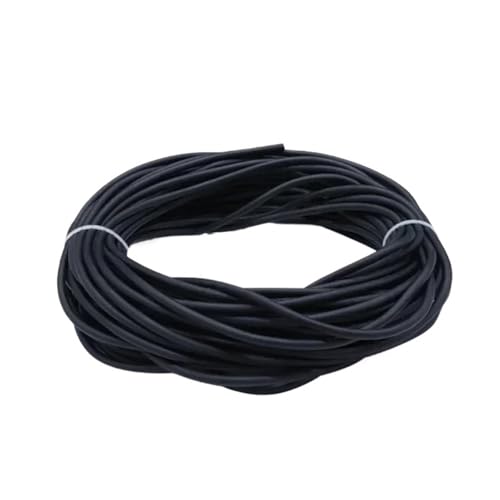 Gummischlauch 1,6 2 3 4 5 6 7 9 10 12 14 17 mm elastisches Rohr (Schwarz, 3 METERS_ID 10 mm x 14 mm OD) von Générique