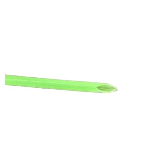 Gummischlauch 2 x 4 mm, 3 x 5 mm, 4 x 6 mm, 4 x 7 mm, 5 x 7 mm, 6 x 8 mm, flexibler Silikonschlauch (Fresh Green, 10 Meter ID 4 mm x OD 6 mm) von Générique