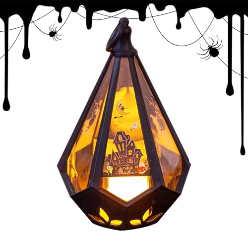 Halloween-Dekorationen für den Innenbereich – gruselige Hände, Hexe für Gartenschloss | batteriebetriebene Laterne für Garten, Innenbereich, Außenbereich, Halloween, Camping, Allee von Générique