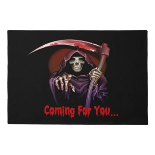 Halloween Doormat – 61 x 83 cm, rutschfreier Teppich für gruselige Dekoration, Sturdy Eingangsmatte mit festlichem Design für Spukhaus, Terrasse, Außenbereich, Innenbereich, Flur, , Dekoration Halloween Doormat – 61 x 83 cm, rutschfreier Teppich für gruselige Dekoration, Sturdy Eingangsmatte mit festlichem Design für Spukhaus, Terrasse, Außenbereich, Innenbereich, Flur, , Dekoration von Générique