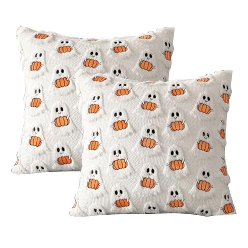 Halloween-Kissenbezüge – Pumpkin Ghost Fall Sofa Pillow Covers | 2 Stück Home Decor Halloween Dekoration für Veranda Apartment Sofa Bedroom Dorm Apartment Farmhouse Patio Halloween-Kissenbezüge – Pumpkin Ghost Fall Sofa Pillow Covers | 2 Stück Home Decor Halloween Dekoration für Veranda Apartment Sofa Bedroom Dorm Apartment Farmhouse Patio von Générique