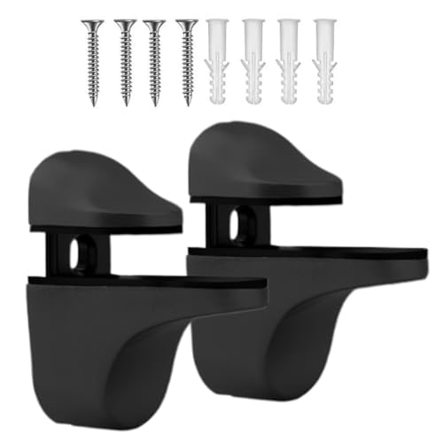 Halterung für , schweres Glas, 2 Stück, verstellbare Halterung für Glasregal | verstellbar für Arbeitsbereich, Badezimmer, Wohnzimmer, Haus, Küche, Ankleidezimmer, Schlafzimmer Wand Halterung für , schweres Glas, 2 Stück, verstellbare Halterung für Glasregal | verstellbar für Arbeitsbereich, Badezimmer, Wohnzimmer, Haus, Küche, Ankleidezimmer, Schlafzimmer Wand von Générique