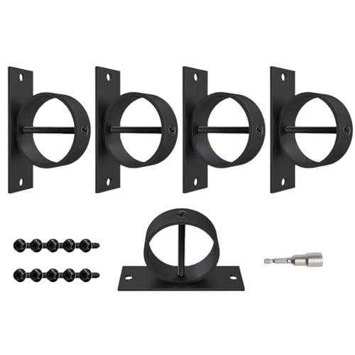 Halterung für Seilzaun – Halterung für Seilzaun | robuster Wandmontagebügel | Einfache Installation für Decks Gardens Docks Raluling | Schwerer Edelstahl von Générique