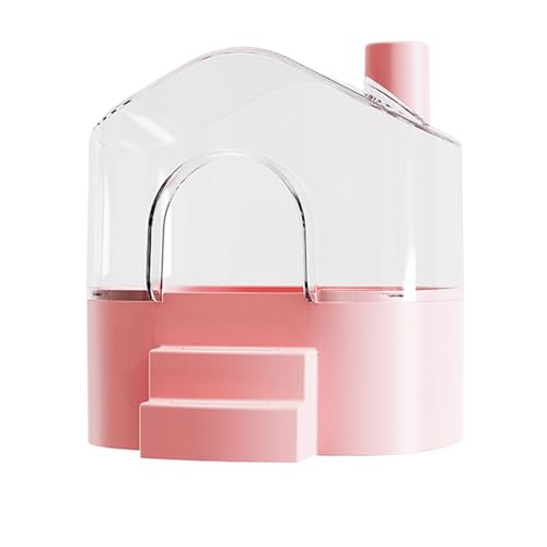 Hamster Badezimmer – Sand Badezimmer – Hamster-Sandbadebehälter | Großer Transparenter Hamsterbade-Sandkasten | Kleintierhäuser & -habitate Zum Reinigen, Spielen, Entdecken, Verstecken, Schlafen von Générique