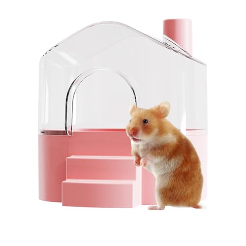 Hamstersandbad Box – Hamsterbad | Kleine Badewanne für Haustiere | Kaninchensand Bade Behälter | Transparente Sandbox | Kleine Häuser von a von Générique