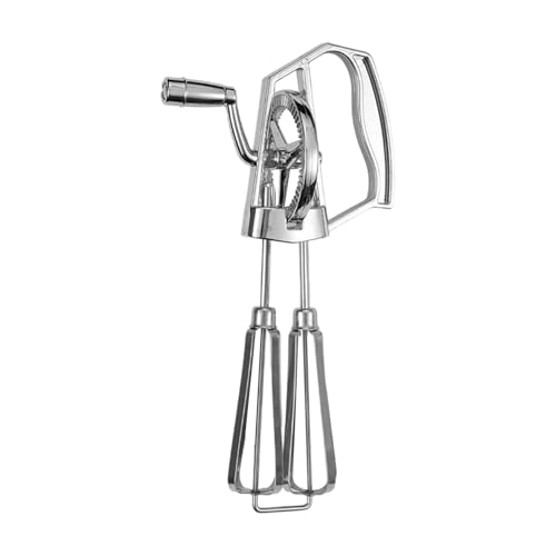 Handmixer Handmixer - Edelstahl-Kurbelbesen | Ergonomischer Küchenmischer mit Antihaftbeschichtung, tragbar und langlebig, spülmaschinenfest, Backwerkzeug Handmixer Handmixer - Edelstahl-Kurbelbesen | Ergonomischer Küchenmischer mit Antihaftbeschichtung, tragbar und langlebig, spülmaschinenfest, Backwerkzeug von Générique