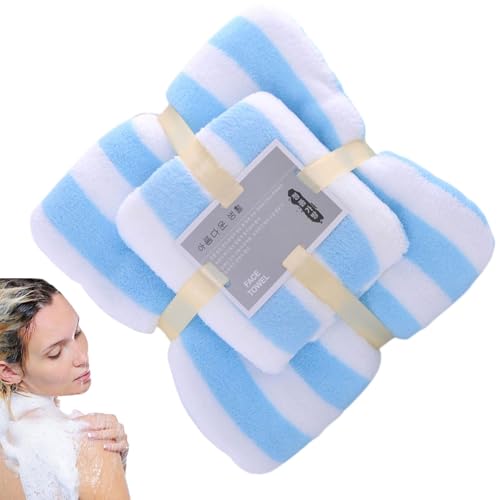 Handtücher Set Baumwolle Handtuch Set Weiche Badetücher Set Badezimmer Handtuch Set Weiche Waschlappen für Dusche Handtuch Set von Générique