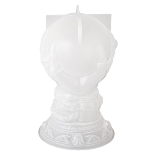 Hexenkerzenform – langlebige Silikonform | 3D kreative Ghost-Form mit feinen Details, vielseitiges Gießen für Wachsseife aus Gips, Ton, Fondant, Crafts Halloween von Générique