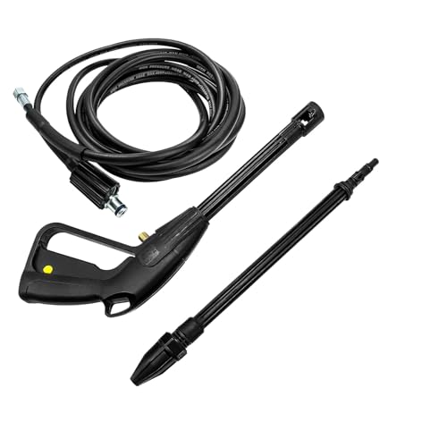 Hochdrucksprühlanze – Hochdruckreiniger mit flexiblem Schlauch | Waschwerkzeug für Haus, für Wände, Terrasse, Einfahrt, Böden, Gartenarbeit von Générique