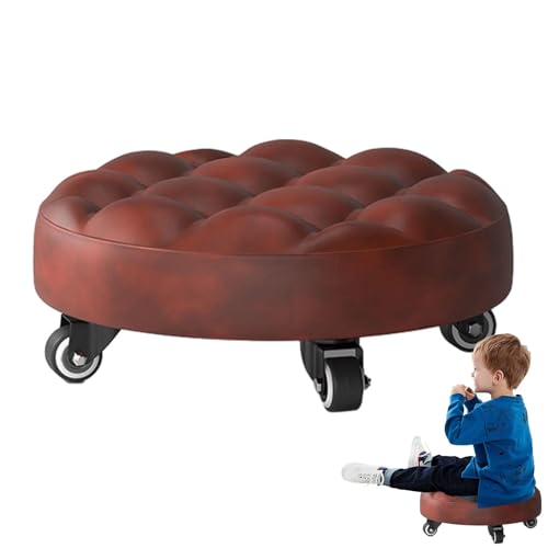 Hocker mit geringer Rolle – tragbarer Bodenstuhl, Sitzhocker mit Rollen | drehbarer Bodenhocker, verstellbarer Bodensitz, mobiler niedriger Sitz für Zuhause, Werkstatt, Auto, Hocker Hocker mit geringer Rolle – tragbarer Bodenstuhl, Sitzhocker mit Rollen | drehbarer Bodenhocker, verstellbarer Bodensitz, mobiler niedriger Sitz für Zuhause, Werkstatt, Auto, Hocker von Générique