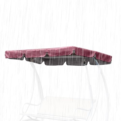 Hollywoodschaukel - Vordach Für Haustür | ÜBerdachung | Wasserdichte Outdoor Gartenschaukel ÜBerdachungsabdeckung 195 x 125 cm Möbel Sonnenschutz UV Block Langlebige Gartenschaukelabdeckung von Générique