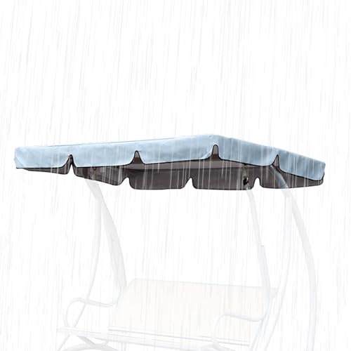 Hollywoodschaukel - Vordach Für Haustür | ÜBerdachung | Wasserdichte Outdoor Gartenschaukel ÜBerdachungsabdeckung 195 x 125 cm Möbel Sonnenschutz UV Block Langlebige Gartenschaukelabdeckung von Générique
