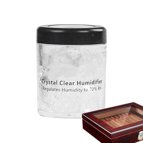 Humidor Gel für Zigarren – feuchtigkeitsspendendes Gel mit 70 % Feuchtigkeitsregulierung, rostfrei und recycelbar | nachhaltige Feuchtigkeitskontrolle für Luftbefeuchter zu Hause, V-Hüllen von Générique