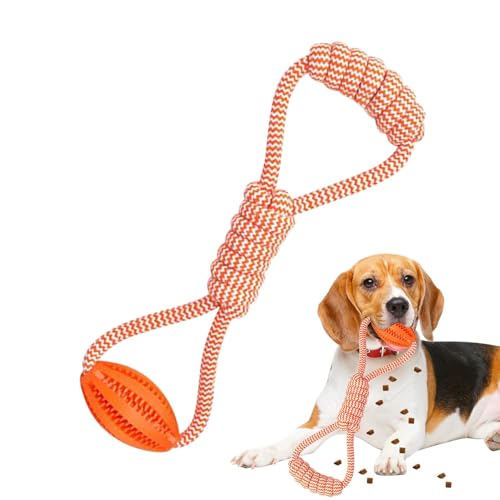 Hundebalsam mit Seil – Kauzubehör für Haustiere für Traktoren | Glug Dog Seilspielzeug | Ripeball Toy Hundespielzeug | Schlepper von Générique