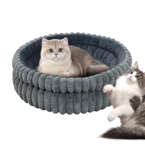 Hundebett für Haustiere, 50,8 cm (50 cm), für beruhigenden Schlaf, bequemer Komfort mit abnehmbarem waschbarem Bezug, Donutkissen für Welpen, Kätzchen, kleine Hunde, Katzen von Générique