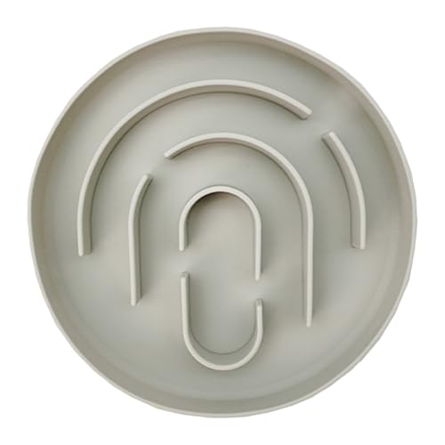 Hundenapf für langsames Fressen – Nassfutter bis Trockenfutter langsamer für Welpen | Katzenschüssel zum langsamen Essen | Katzenschüssel aus Silikon wenig tief | runde Schale für gesunde Lebensmittel Hundenapf für langsames Fressen – Nassfutter bis Trockenfutter langsamer für Welpen | Katzenschüssel zum langsamen Essen | Katzenschüssel aus Silikon wenig tief | runde Schale für gesunde Lebensmittel von Générique