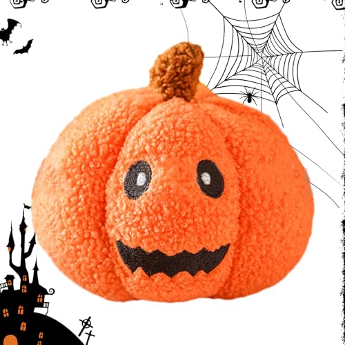 Hundespielzeug aus Plüsch, Bereicherung für Hunde in Kürbisform – interaktives quietschendes Spielzeug für zu Hause auf Reisen drinnen Halloween Hundespielzeug aus Plüsch, Bereicherung für Hunde in Kürbisform – interaktives quietschendes Spielzeug für zu Hause auf Reisen drinnen Halloween von Générique