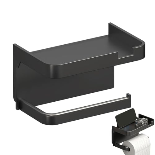 Hygienischer Papierhalter – selbstklebender Hygienepapierhalter | Papierhandtuchhalter ohne Perforation | Toilettenpapierhalter Wandmontage | Papierhandtuchhalter ohne von Générique