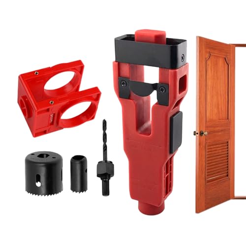 Installationswerkzeug für Verriegelung – Präzisionstürbeschläge, verstellbares Modell, langlebiges Konstruktionswerkzeug, präzise Schnittführung, einfache Konfiguration | Nützliche Ausrüstung für die von Générique
