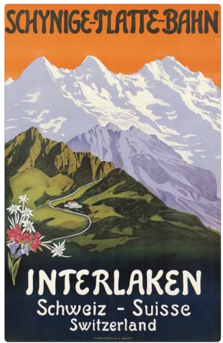 Interlaken Schweizer Poster Reproduktion – Format 50 x 70 cm auf hochwertigem Papier 300 g. Interlaken Schweizer Poster Reproduktion – Format 50 x 70 cm auf hochwertigem Papier 300 g. von Générique