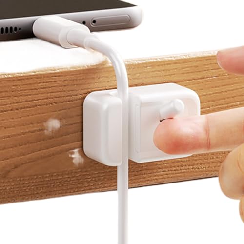 Kabel-Organizer für Büro, multifunktionaler Klebekabelhalter | Magnetclip und Ladegerät Halterung für Wand, Auto, Nachttisch und Innenräume von Générique