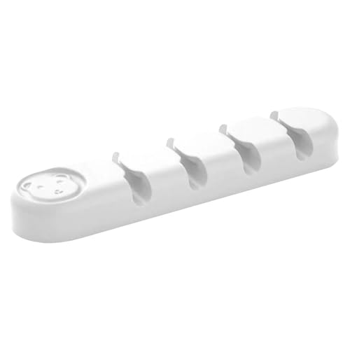 Kabelclips - Selbstklebende Kabelclips | Kabelclips Außen | Kabel-Organizer Clips Schreibtisch | Vier-Loch-Silikon-Kabelhalter-Clip | Wand-Kabelmanagement für Ihre Kabelclips - Selbstklebende Kabelclips | Kabelclips Außen | Kabel-Organizer Clips Schreibtisch | Vier-Loch-Silikon-Kabelhalter-Clip | Wand-Kabelmanagement für Ihre von Générique