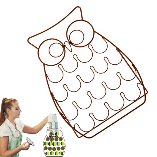 Kaffeekapsel-Organizer, Kaffeekapselhalter für die Theke, Aufbewahrung für Espressokapseln in Eulenform | Der abnehmbare Kaffeekapselspender kann von Générique