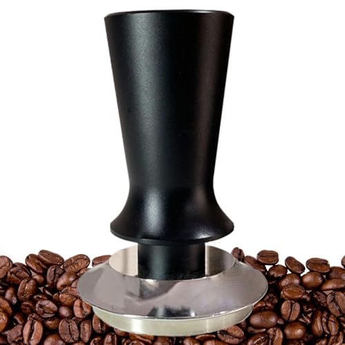 Kaffeestempel – Kaffeemaschine für gemahlenen Kaffee | Kaffeespender | Kaffeepulverpresse | Kaffeepulverdosierer auf Edelstahlbasis geeignet für halbautomatische Kaffeemaschinen von Générique