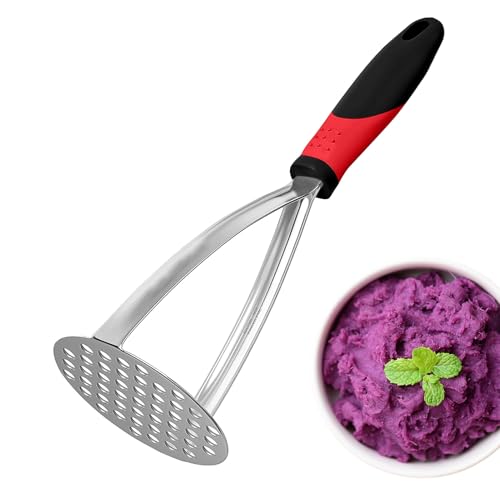 Kartoffelmasher | Kartoffel Smasher | Edelstahl Hand Masher | Mashers Kitchen Tool für Lebensmittel | Integriertes Küchenwerkzeug Mashers | Ha Food Smacher von Générique