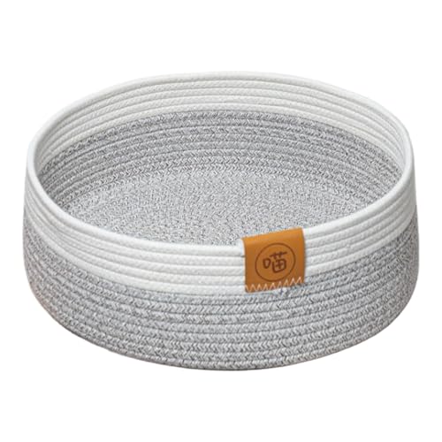 Katzenbett, gewebt, weich – rundes Katzenbett | Kratznest aus Baumwolle für Haustiere mit einfacher Reinigung, rundes Schlafbett, gewebt, bequem, für Haustiere Katzenbett, gewebt, weich – rundes Katzenbett | Kratznest aus Baumwolle für Haustiere mit einfacher Reinigung, rundes Schlafbett, gewebt, bequem, für Haustiere von Générique