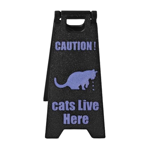 Katzenerbrechen Warnschild - Katze Warnschild - 3D gedrucktes lustiges Katzenwarnschild, Warnschild Gag Fantasie, Katzenschild Katzenerbrechen Warnschild - Katze Warnschild - 3D gedrucktes lustiges Katzenwarnschild, Warnschild Gag Fantasie, Katzenschild von Générique