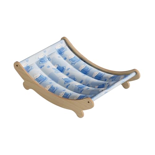 Katzenstuhl – Katzen-Lounger | Strandkorb Hängematte für Haustiere | Kühlsofa für Katzen waschbar | Katzenbett für Hängematte von Haustieren im Innenbereich für Brett von Générique