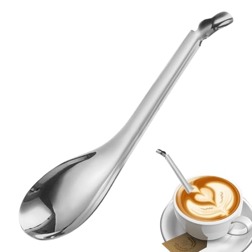 Kaviarlöffel - Kaviarlöffel aus Edelstahl | Spherifikationslöffel | Schlitzlöffel-Siebe für Molekularspherifikation | Löffelsieb in Gold oder Silber, Gadget von Générique