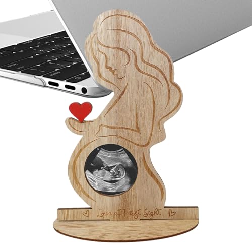 KeepSake Ultraschall Baby Ultraschall Holz Bilderrahmen | Schwangerschaft Ankündigung, Tischdeko für Tische Wohnzimmer Schlafzimmer KeepSake Ultraschall Baby Ultraschall Holz Bilderrahmen | Schwangerschaft Ankündigung, Tischdeko für Tische Wohnzimmer Schlafzimmer von Générique