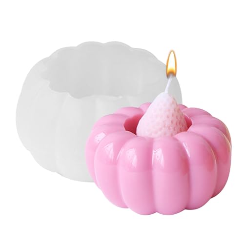 Kerzenhalter Form Harz Kerzenhalter Form | Kerzenhalter Harzform | Silikon für Halloween Thanksgiving Tischmitte für Kerzen Tablett von Générique