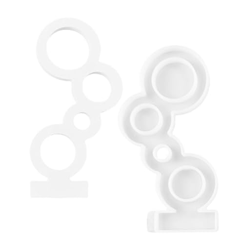 Kerzenhalter Silikonform Kerzenhalter Kerzenhalter Silikonform Kerzenhalter Silikonform Stapelbar Bubble Gipsform | Silikon Gipsform, Kerzenhalter Form, P Gipsform von Générique