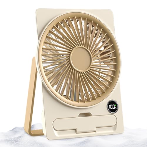 Kleiner Schreibtischventilator – wiederaufladbarer Tischventilator | Schreibtischventilator mit einstellbarer Geschwindigkeit und Haltbarkeit, Anpassung an sechs Geschwindigkeitsstufen, Kühlung bei Kleiner Schreibtischventilator – wiederaufladbarer Tischventilator | Schreibtischventilator mit einstellbarer Geschwindigkeit und Haltbarkeit, Anpassung an sechs Geschwindigkeitsstufen, Kühlung bei von Générique