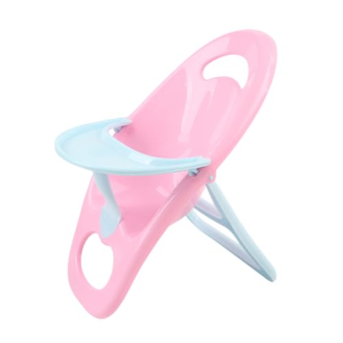 Kleintier-Esszimmerstuhl mit Tablett – Zubehör für Hamstertisch, Zubehör für Miniaturmöbel, Anreicherung in einem niedlichen Käfig | Spielzeug von Générique