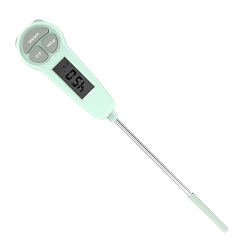 Kochthermometer - Wassertemperaturanzeige | Thermometer mit großem LCD | Lange Lebensmittelsonde mit für Heißgetränke | Thermometer zum Kochen Kochen Kochthermometer - Wassertemperaturanzeige | Thermometer mit großem LCD | Lange Lebensmittelsonde mit für Heißgetränke | Thermometer zum Kochen Kochen von Générique