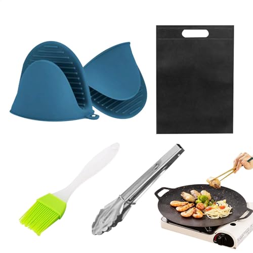 Koreanischer Grill | Flache Pfanne für Grillherd | Induktion flach mit Antihaftbeschichtung und gleichmäßiger Wärmeleitung für Induktion Koreanischer Grill | Flache Pfanne für Grillherd | Induktion flach mit Antihaftbeschichtung und gleichmäßiger Wärmeleitung für Induktion von Générique
