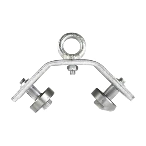 Kranlager | Riemenscheibe für Kabel aus Metallwinkel mit Hebering, Aufhängung und Abschleppvorrichtung mit Metallkabel, hohe Kapazität für Werkstätten und Baustellen Kranlager | Riemenscheibe für Kabel aus Metallwinkel mit Hebering, Aufhängung und Abschleppvorrichtung mit Metallkabel, hohe Kapazität für Werkstätten und Baustellen von Générique