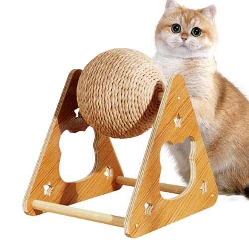 Kratzball – Kratzbrett für Katzen in Form | Interaktives Kratzbrett aus Massivholz mit Siskseil | Doppelschichtiger Drehturm für Katzen im Innenbereich | Interaktive Möbel Po Kratzball – Kratzbrett für Katzen in Form | Interaktives Kratzbrett aus Massivholz mit Siskseil | Doppelschichtiger Drehturm für Katzen im Innenbereich | Interaktive Möbel Po von Générique
