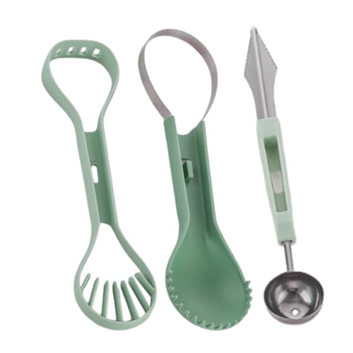 Kugellöffel für Obst | Doppelfunktion aus robustem Edelstahl für Obst, mit ergonomischem Griff, rutschfest, für Picknick Kugellöffel für Obst | Doppelfunktion aus robustem Edelstahl für Obst, mit ergonomischem Griff, rutschfest, für Picknick von Générique