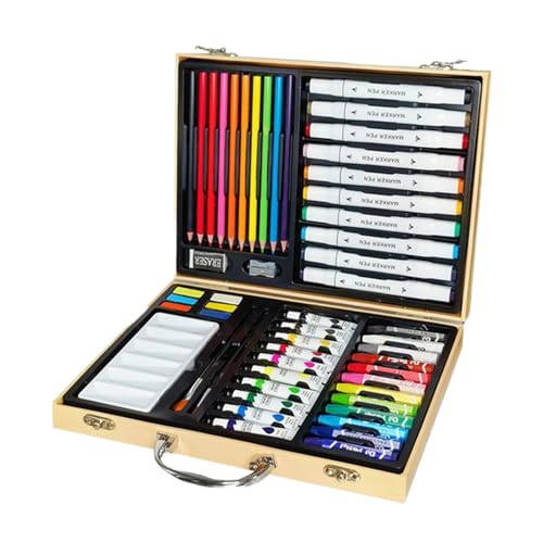 Kunstbox Malerfüller mit Formschicht, Zeichenset | Bunte Zeichenutensilien für fantasievolles Design, Urlaubsarbeit, künstlerischer Genuss, Hilfe Kunstbox Malerfüller mit Formschicht, Zeichenset | Bunte Zeichenutensilien für fantasievolles Design, Urlaubsarbeit, künstlerischer Genuss, Hilfe von Générique