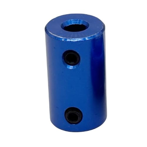 Kupplung aus Aluminiumlegierung D14L25, Bohrung 5 mm, 6 mm, 8 mm, Blau, flexible Wellenkupplungsschraube für Schrittmotor (6 x 8 mm) von Générique